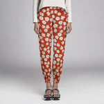 Tissu Rustique Marguerites Rouges - Ribes y Casals