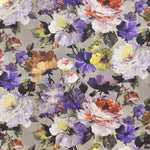 Rustique Satiné Floral Fond Pierre - Ribes y Casals