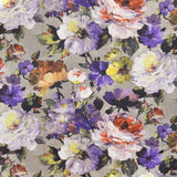 Rustique Satiné Floral Fond Pierre - Ribes y Casals
