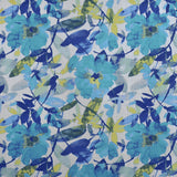 Rustique Satiné Fleurs Turquoise - Ribes y Casals