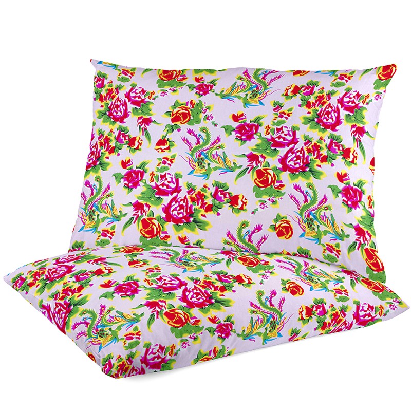 Tissu Sergé Décoration Oeillets Rose - Ribes y Casals