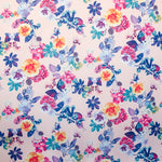 Satin Fleur Fond Noir - Ribes y Casals