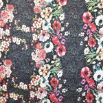 Satin Fleur Baroque Noir - Ribes y Casals