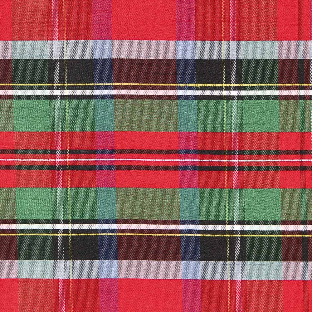 Tissu Polyester Shantung Rouge Bleu - Ribes y Casals