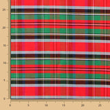 Tissu Polyester Shantung Rouge Bleu - Ribes y Casals