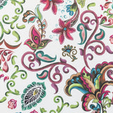 Tissu Stretch Fleur Oriental Fuchsia - Ribes y Casals