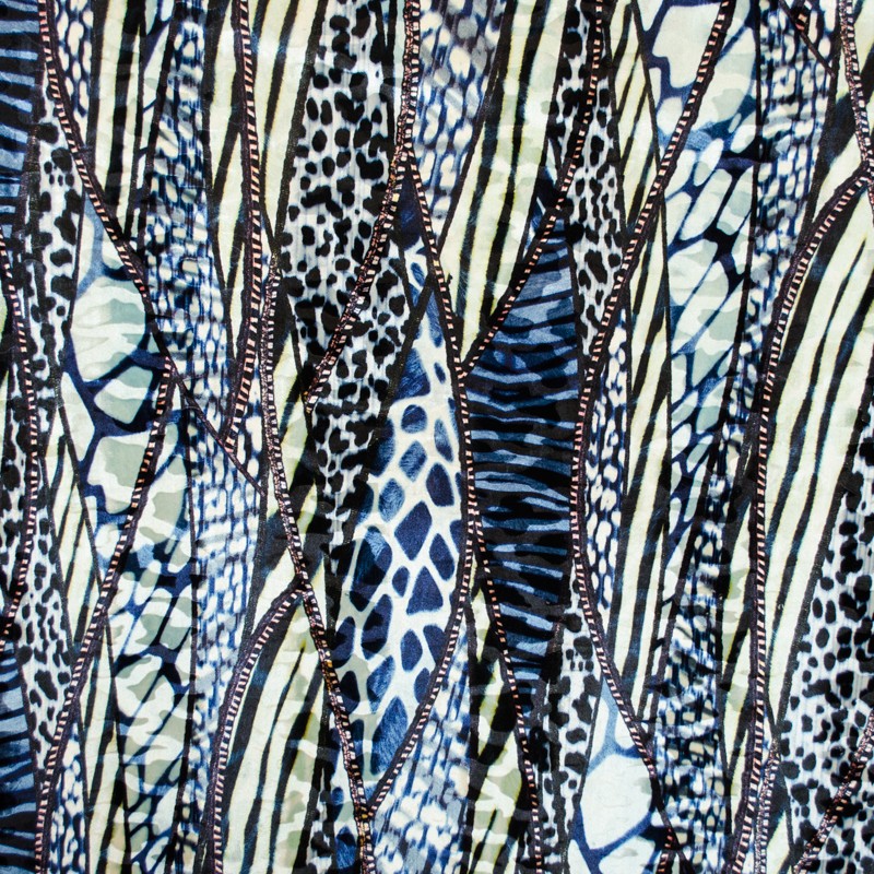 Velours Animal Bleu - Ribes y Casals