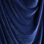 Tissu Velours Élastique Bleu Marine - Ribes y Casals
