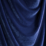 Tissu Velours Élastique Bleu Marine - Ribes y Casals
