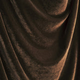 Retal Tela Terciopelo Elástico Marrón 200x150 cm - Ribes y Casals