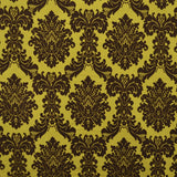 Velours Imprimé Barroque Jaune - Ribes y Casals