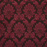 Velours Imprimé Baroque Bordeaux - Ribes y Casals