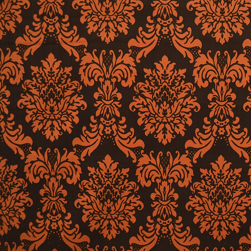 Velours Imprimé Barroque Orange - Ribes y Casals