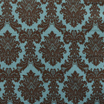 Velours Imprimé Barroque Turquoise - Ribes y Casals