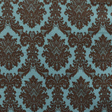 Velours Imprimé Barroque Turquoise - Ribes y Casals