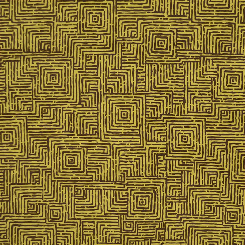 Velours Imprimé Carreaux Jaune - Ribes y Casals