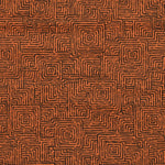 Velours Imprimé Carreaux Orange - Ribes y Casals