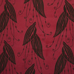 Tela Terciopleo Jacquard Hoja Marrón - Ribes y Casals