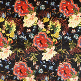 Velours Fleurs Fond Noir - Ribes y Casals