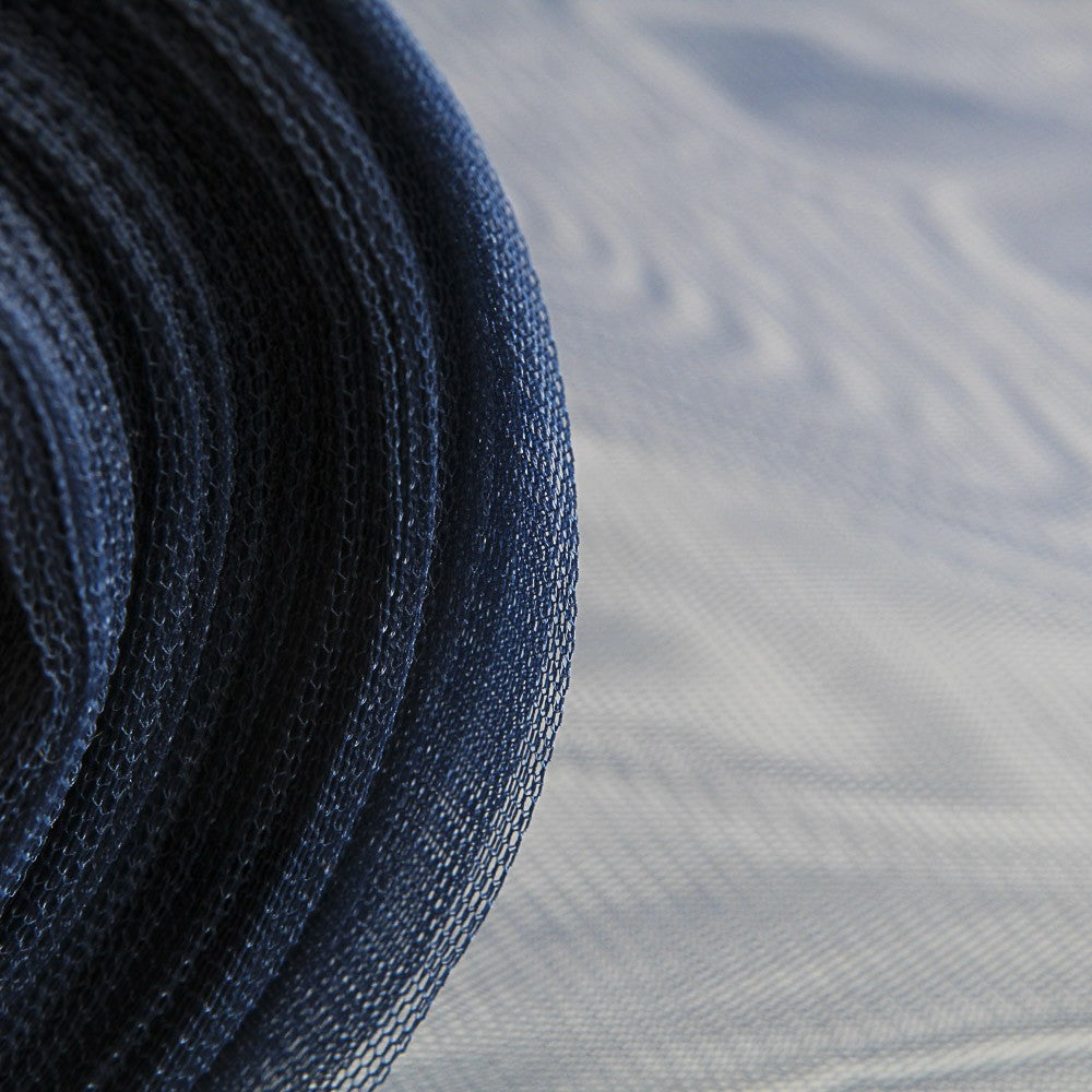 Tissu Tulle Illusion Bleu Marine - Ribes y Casals