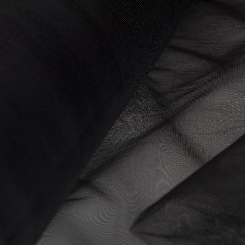 Tissu Tulle Illusion Noir - Ribes y Casals