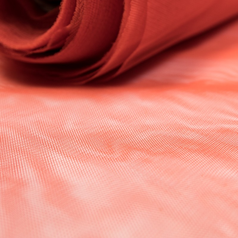 Tissu Tullle Raide Brique - Ribes y Casals