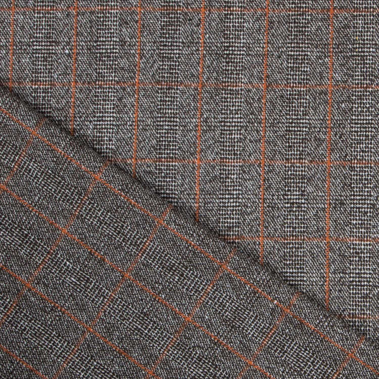 Tissu Tweed Wale Orange - Ribes y Casals
