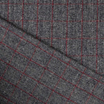 Tissu Tweed Wale Rouge - Ribes y Casals