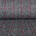 Tissu Tweed Wale Rouge - Ribes y Casals