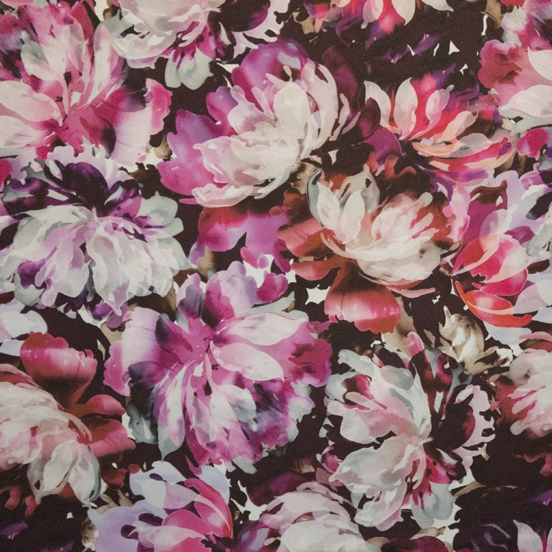 Tissu Satin Mikado Sauvage Fuchsia - Ribes y Casals