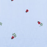 Tissu Vichy Brodé Insectes - Ribes y Casals