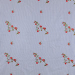 Tissu Vichy Brodé Bouquet - Ribes y Casals