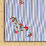 Tissu Vichy Brodé Bouquet - Ribes y Casals