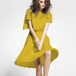 Tissu Jaune Albero Viscose - Ribes y Casals