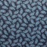 Viscose Cachemire Fond Bleu Marine - Ribes y Casals