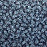 Viscose Cachemire Fond Bleu Marine - Ribes y Casals