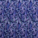 Viscose Imprimée Cachemire  Bleu Soutenu - Ribes y Casals
