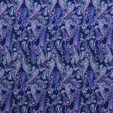 Viscose Imprimée Cachemire  Bleu Soutenu - Ribes y Casals