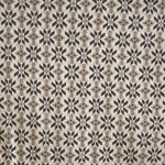 Viscose Imprimée Fleurs Aztèque Gris - Ribes y Casals
