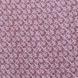 Viscose Imprimée Feuilles Brique - Ribes y Casals