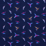 Viscose Imprimée Oiseaux Multicolore - Ribes y Casals