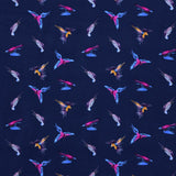 Viscose Imprimée Oiseaux Multicolore - Ribes y Casals