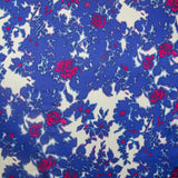 Viscose Fleur Liquide Bleu Pervenche - Ribes y Casals