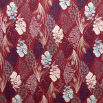 Viscose Fleur Rouge Rubis - Ribes y Casals