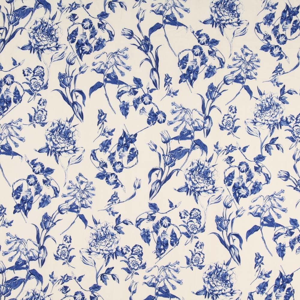 Viscose Florale Vintage Écrue - Ribes y Casals