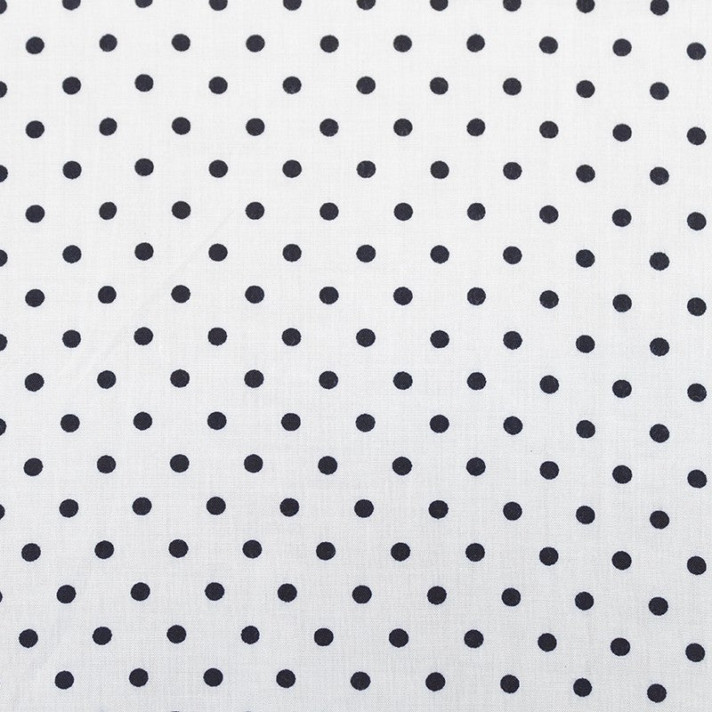 Viscose à Pois Marine - Ribes y Casals