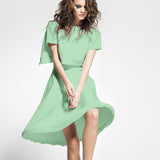 Tissu Viscose Vert Pomme - Ribes y Casals