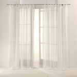 Voilage Etamine Broderie Ajourée Écru - Ribes y Casals