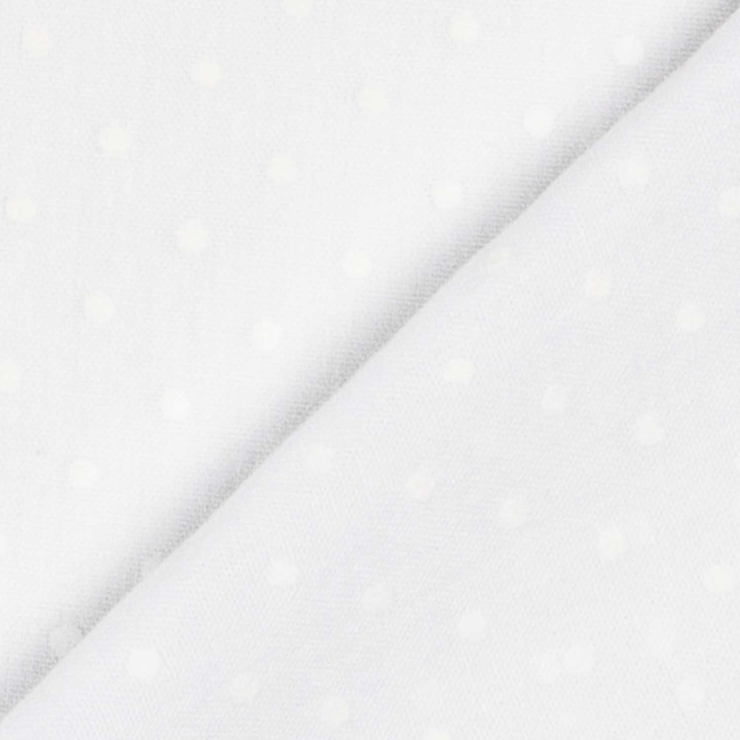 Voilage Etamin Plumeti Blanc - Ribes y Casals