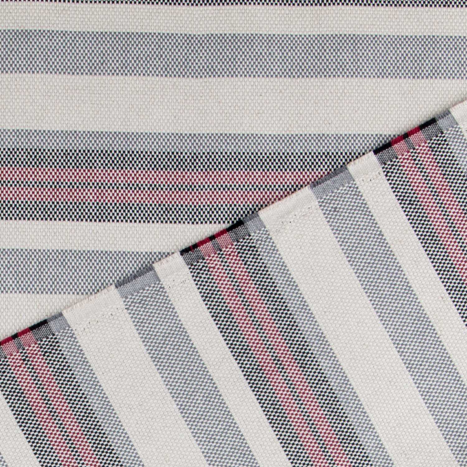 Toile Rustique Tapisserie Rayures Multicolore - Ribes y Casals